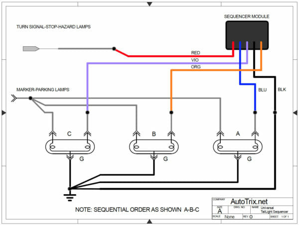 Universal Sequential Tail light module install - AutoTrix.net